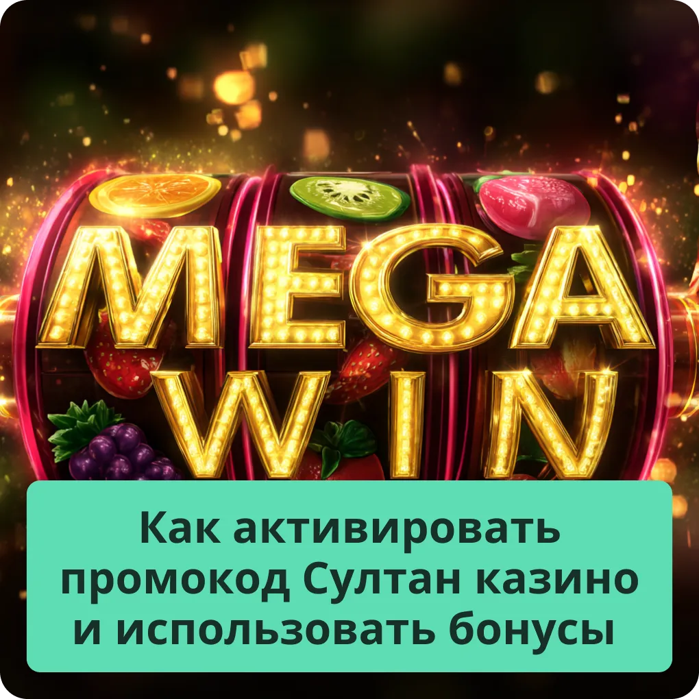 Как активировать промокод Султан Казино и использовать бонусы